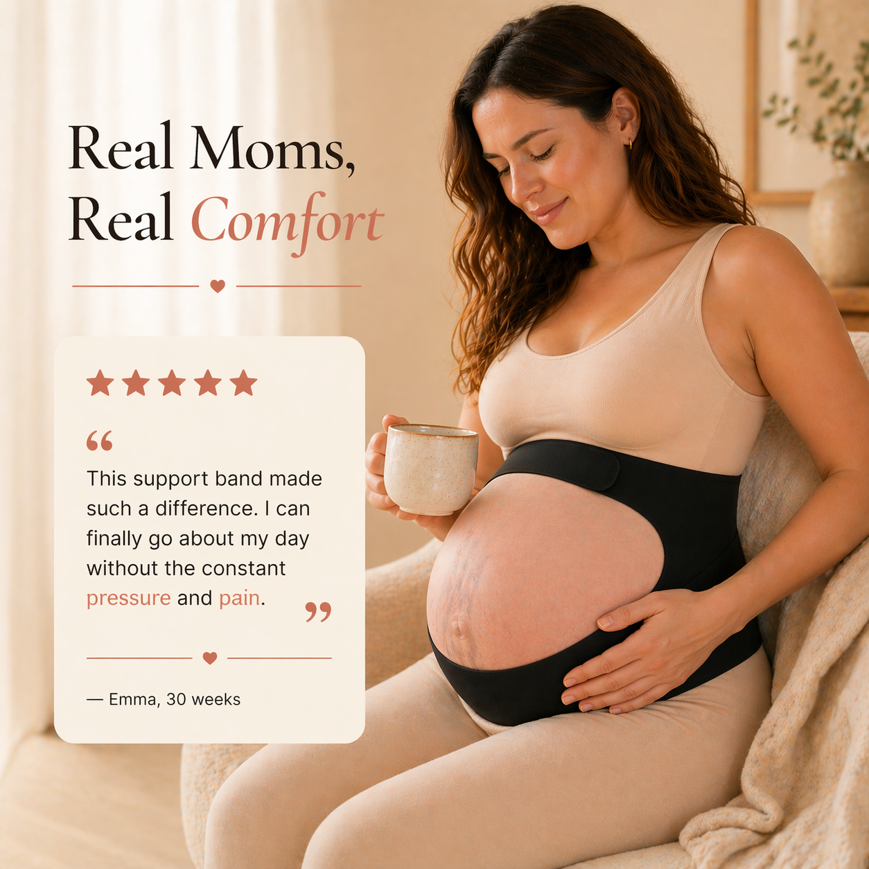 BellyBliss™ Pregnancy Support Band